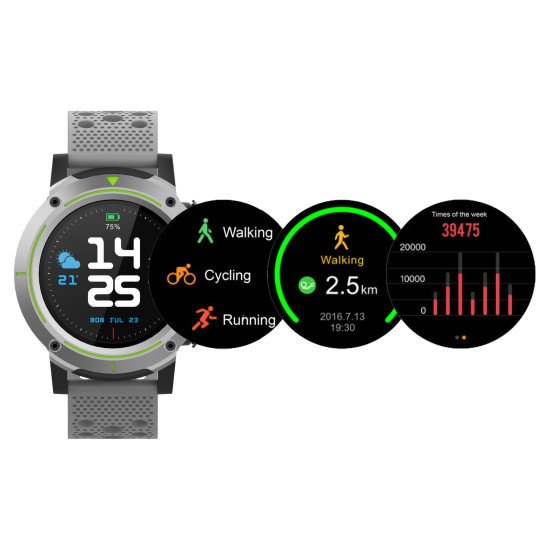 Denver SW-510GREY smartwatche et montre de sport 3,3 cm (1.3") Gris GPS (satellite)