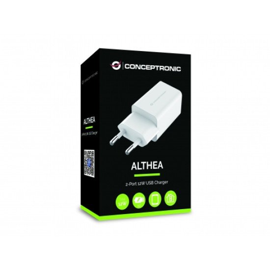 Conceptronic ALTHEA06W chargeur d'appareils mobiles Universel Blanc Secteur Intérieure