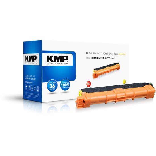 KMP B-T112X Cartouche de toner 1 pièce(s) Compatible Jaune