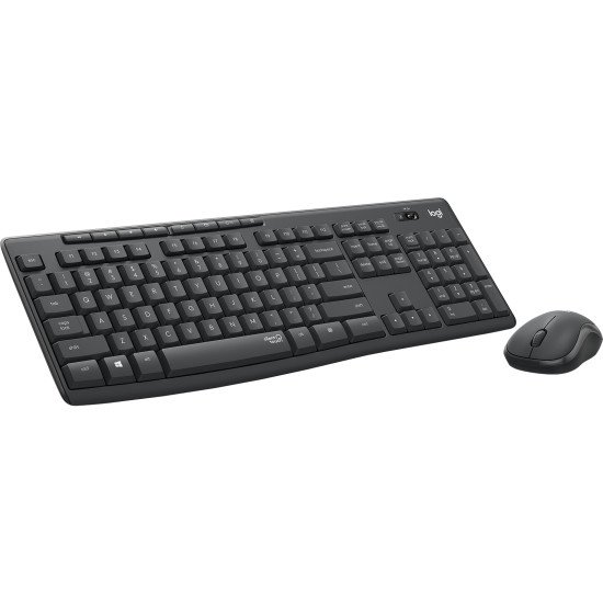 Logitech MK295 Silent Wireless Combo clavier RF sans fil Hongrois Noir