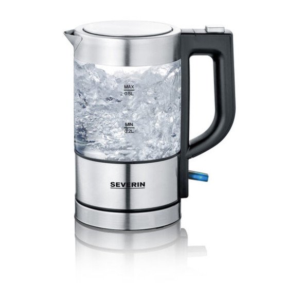 Severin WK 3472 bouilloire 0,5 L 1100 W Argent