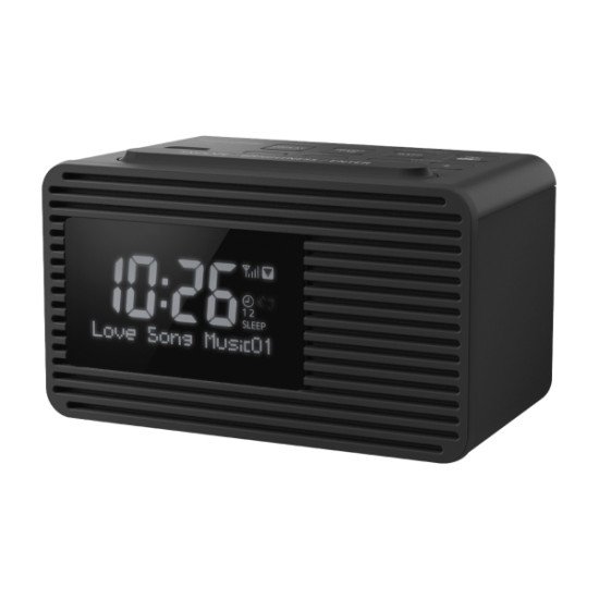 Panasonic RC-D8EG-K Radio portable Horloge Noir