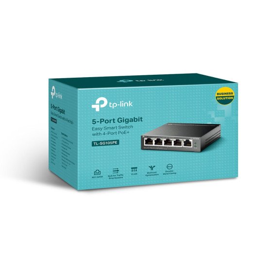 TP-LINK TL-SG105PE commutateur réseau Non-géré L2 Gigabit