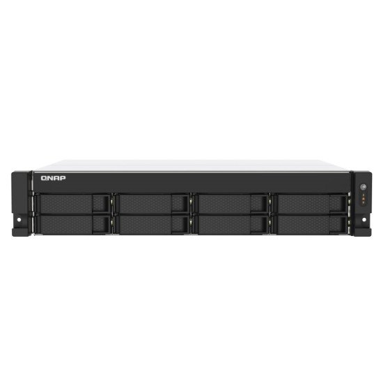 QNAP TS-873AU-RP-4G serveur de stockage NAS Rack (2 U) Ethernet/LAN Noir, Gris V1500B