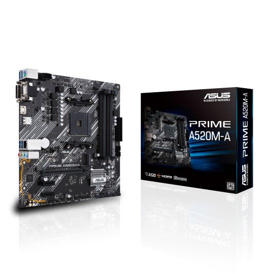 ASUS PRIME A520M-A II/CSM AMD A520 Emplacement AM4 micro ATX