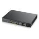 Zyxel GS1900-24EP Switch Réseaux Géré L2 Gigabit Ethernet (10/100/1000) Noir 