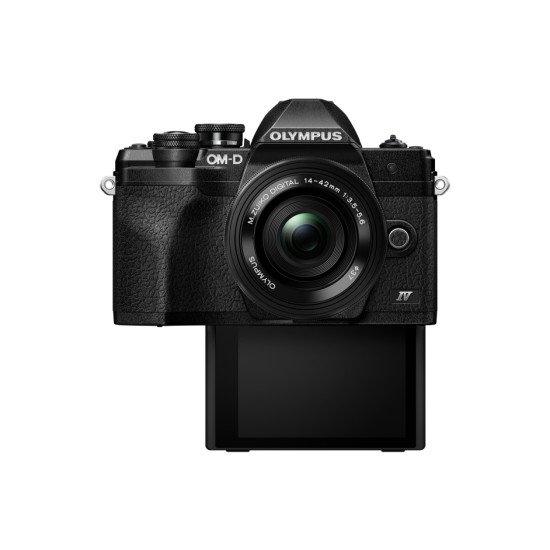 Olympus OM-D E‑M10 Mark IV + ED 14-42mm F3.5-5.6 EZ 4/3" MILC 20,3 MP Live MOS 5184 x 3888 pixels Noir