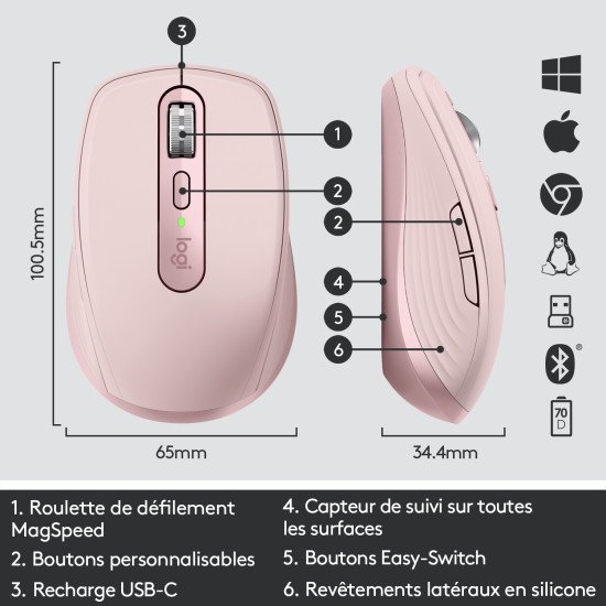 Logitech Performante et compacte MX Anywhere 3