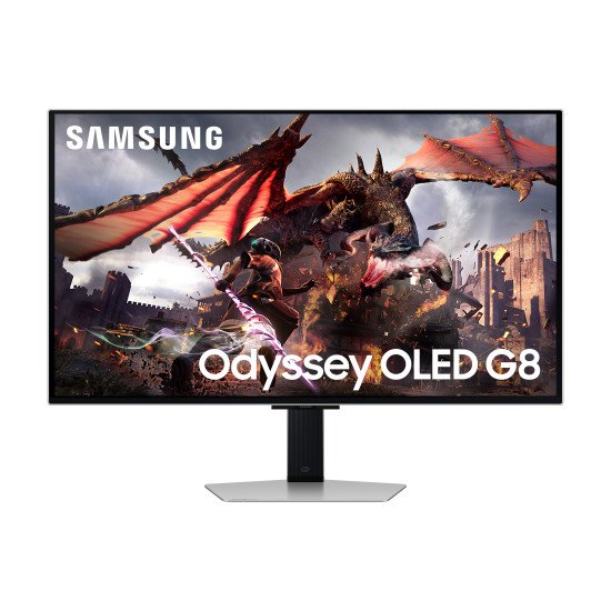 Samsung G80SD écran PC 81,3 cm (32") 3840 x 2160 pixels 4K Ultra HD OLED Argent