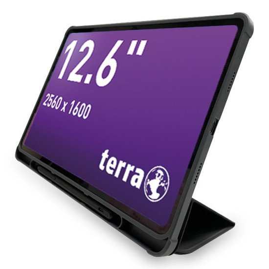 TERRA PAD 1201 4G Mediatek LTE 256 Go 32 cm (12.6") 8 Go Wi-Fi 5 (802.11ac) Android 14 Anthracite