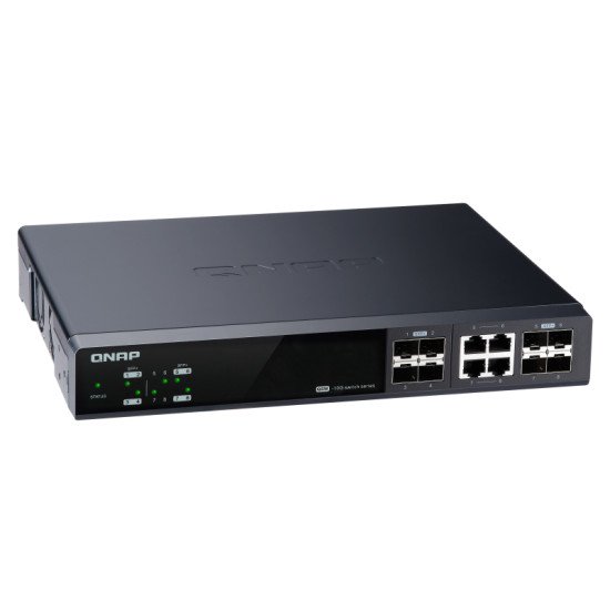 QNAP QSW-M804-4C commutateur réseau Géré 10G Ethernet (100/1000/10000) Noir