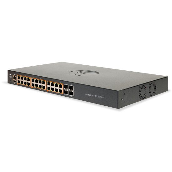 Cambium Networks EX1028-P Géré L2/L3 Gigabit Ethernet (10/100/1000) Connexion Ethernet POE 1U Gris