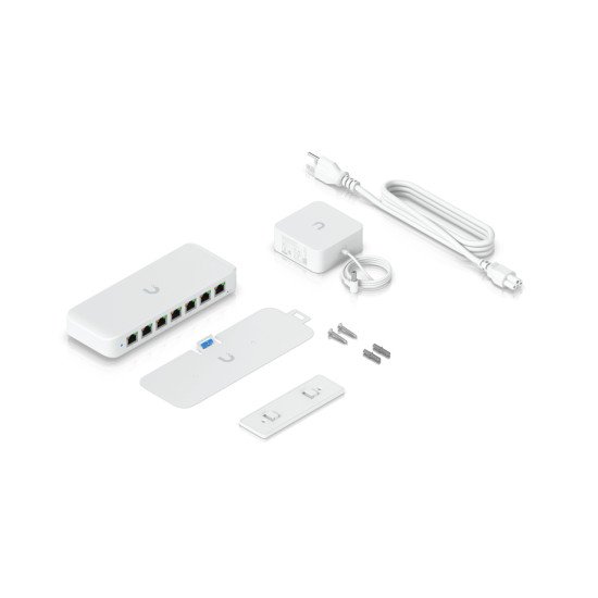 Ubiquiti Ultra 60W Géré L2 Gigabit Ethernet (10/100/1000) Connexion Ethernet POE Blanc