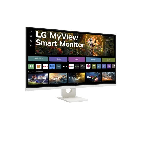 LG 32SR73U-W écran PC 80 cm (31.5") 3840 x 2160 pixels 4K Ultra HD LCD Blanc