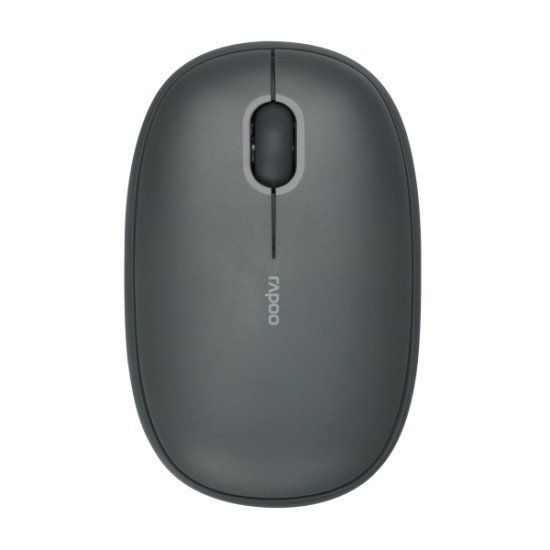 Rapoo M660 Silent grijs draadloze Multi-Mode-Muis souris Ambidextre RF sans fil + Bluetooth Optique 1300 DPI