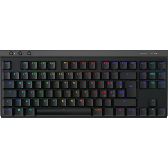 Logitech G G515 clavier Jouer USB + RF Wireless + Bluetooth QWERTY Danois, Finlandais, Norvégien, Suédois Noir