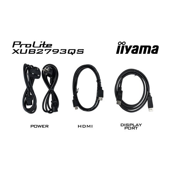 iiyama ProLite XU2793QS-B6 écran PC 54,6 cm (21.5") 2560 x 1440 pixels Full HD LED Noir