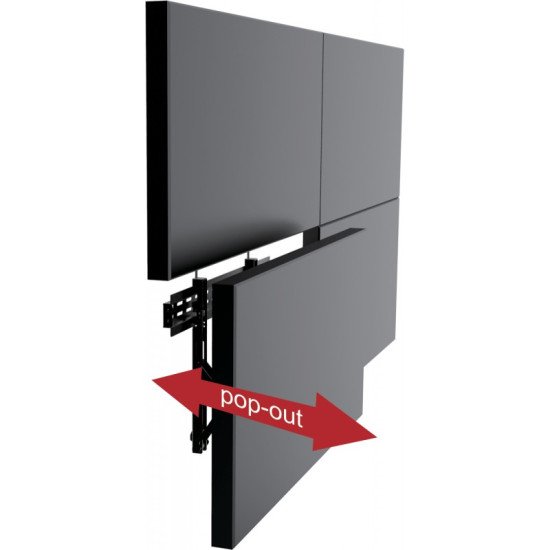 Reflecta 23176 support pour téléviseur 177,8 cm (70") Noir