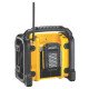 DeWALT DCR020-QW Radio portable Numérique Noir, Jaune