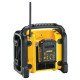 DeWALT DCR020-QW Radio portable Numérique Noir, Jaune