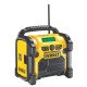 DeWALT DCR020-QW Radio portable Numérique Noir, Jaune