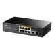 Cudy GS1010P commutateur réseau Gigabit Ethernet (10/100/1000) Connexion Ethernet POE Montage sur le bureau ou sur le mur Noir