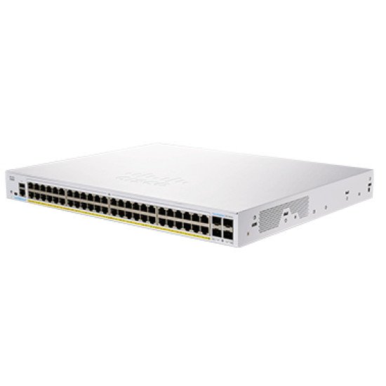 Cisco CBS350-48FP-4X-EU commutateur réseau Géré L2/L3 Gigabit Ethernet (10/100/1000) Argent