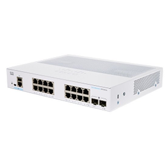 Cisco CBS350-16T-2G-EU commutateur réseau Géré L2/L3 Gigabit Ethernet (10/100/1000) Argent