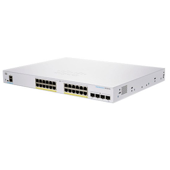 Cisco CBS350-24FP-4G-EU commutateur réseau Géré L2/L3 Gigabit Ethernet (10/100/1000) Argent