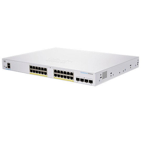 Cisco CBS350-24P-4X-EU commutateur réseau Géré L2/L3 Gigabit Ethernet (10/100/1000) Argent