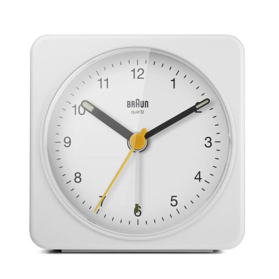 Braun BC03W Réveil à quartz Blanc