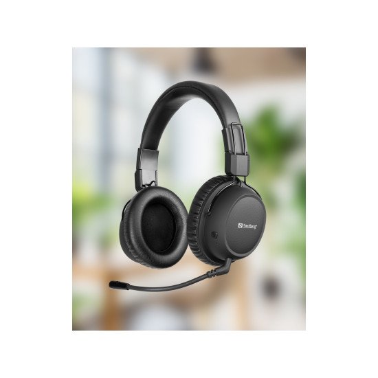 Sandberg 126-36 écouteur/casque Sans fil Arceau Jouer USB Type-C Bluetooth Noir