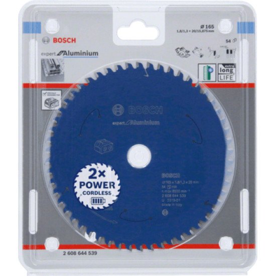 Bosch 2 608 644 539 lame de scie circulaire 16,5 cm 1 pièce(s)