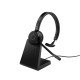 Jabra Evolve 65 TE Casque Avec fil &sans fil Arceau Bureau/Centre d'appels USB Type-A Bluetooth Socle de chargement Noir