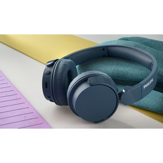 Philips 4000 series TAH4209BL/00 écouteur/casque Sans fil Arceau Appels/Musique Bluetooth Bleu