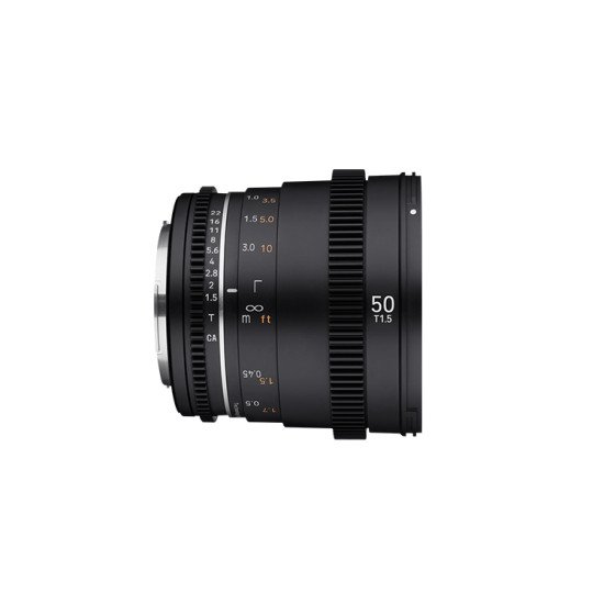 Samyang VDSLR 50mm T1.5 MK2 MILC Objectif de cinéma Noir