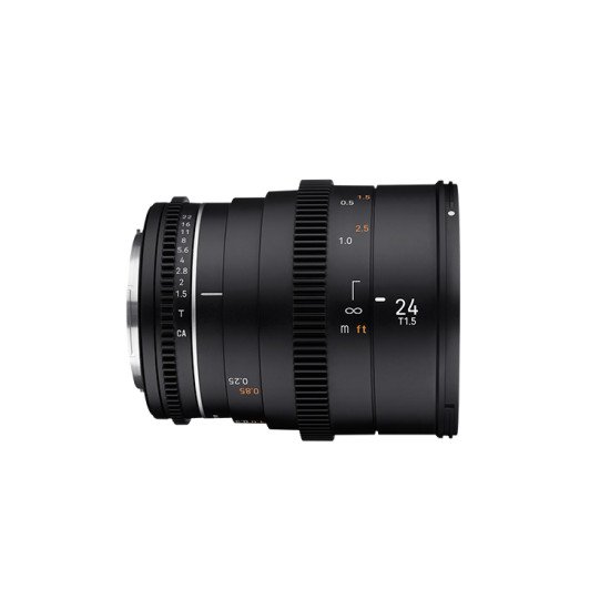 Samyang VDSLR 24mm T1.5 MK2 MILC Objectif de cinéma Noir