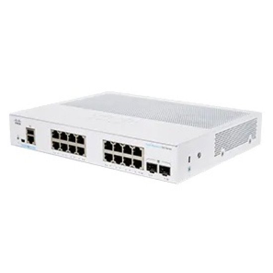 Cisco CBS250-16T-2G-EU commutateur réseau Géré L2/L3 Gigabit Ethernet (10/100/1000) Argent