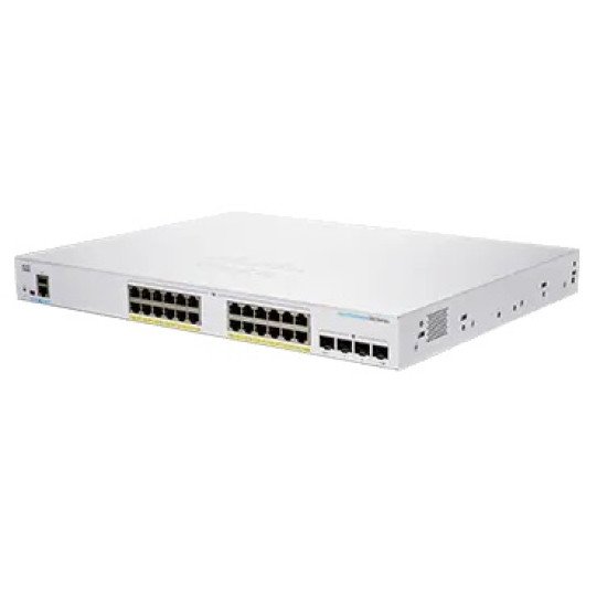 Cisco CBS250-24P-4G-EU commutateur réseau Géré L2/L3 Gigabit Ethernet (10/100/1000) Argent