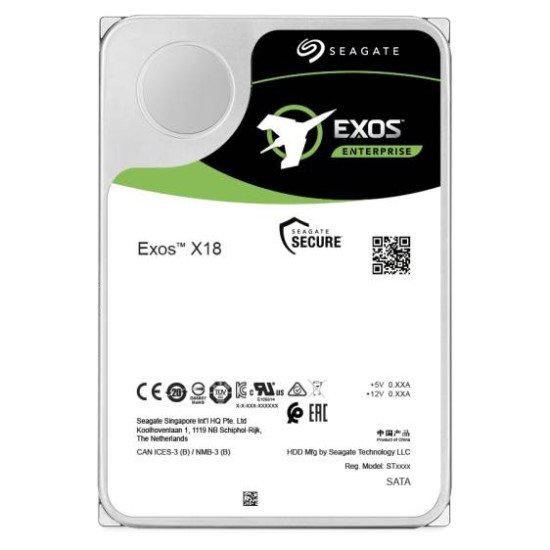 Seagate Exos X18 3.5" 16000 Go SAS