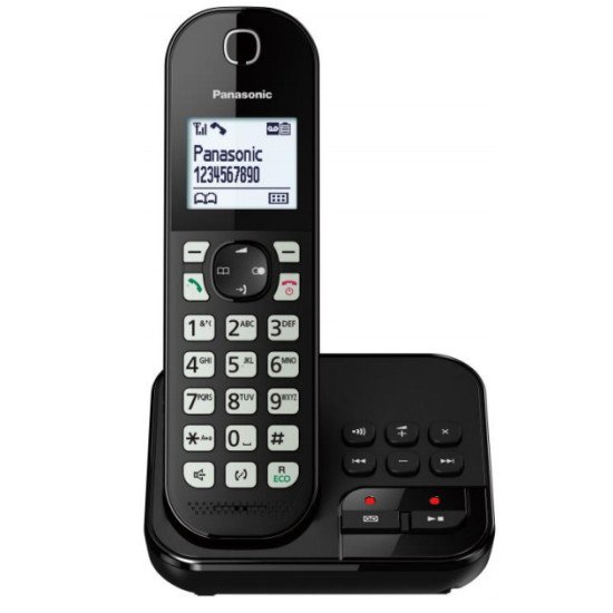 Panasonic KX-TGC460GB Téléphone DECT Identification de l'appelant Noir