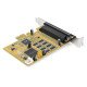 StarTech.com Carte PCI Express à 8 Ports Série RS232 - Adaptateur PCIe Série avec UART 16C1050 - Carte Contrôleur Multiport Série DB9 - Protection de Surcharge 15kV - Win & Linux