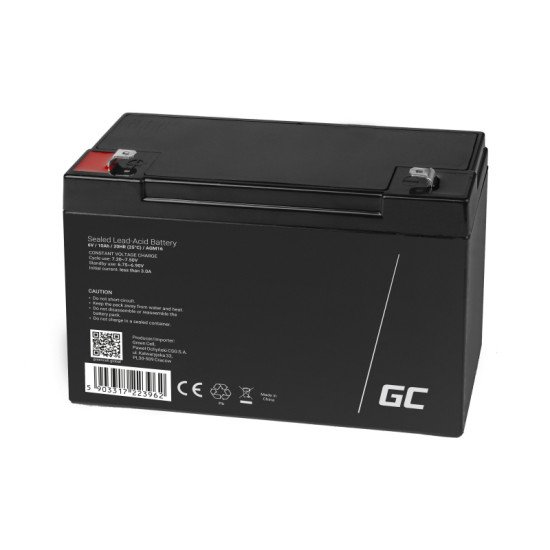 Green Cell AGM16 Batterie de l'onduleur Sealed Lead Acid (VRLA) 6 V 10 Ah