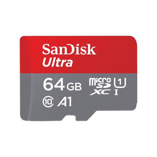 SanDisk 64GB Ultra microSDXC+SD Adapter mémoire flash