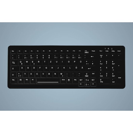 Active Key AK-C7000 clavier USB QWERTZ Allemand Noir