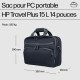 HP Sac pour ordinateur portable Travel Plus 15 litres 14 pouces