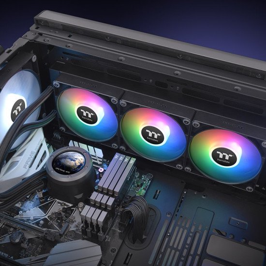 Thermaltake TH360 V2 Ultra Processeur Refroidisseur de liquide tout-en-un 12 cm Noir