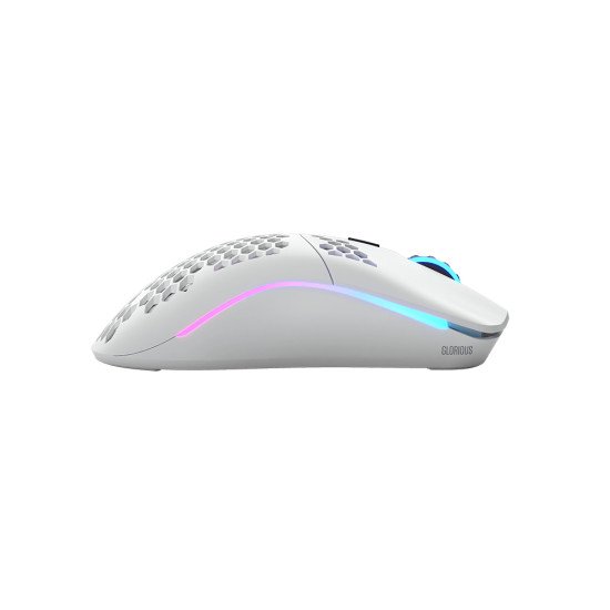 Glorious PC Gaming Race Model O souris Jouer Droitier RF Wireless + USB Type-C Laser 19000 DPI