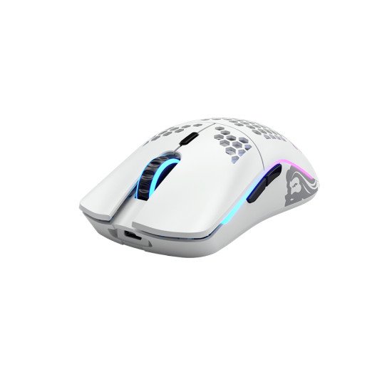 Glorious PC Gaming Race Model O souris Jouer Droitier RF Wireless + USB Type-C Laser 19000 DPI