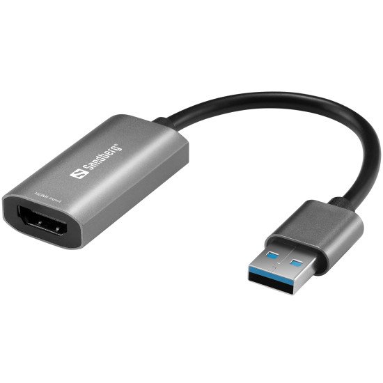 Sandberg 134-19 adaptateur graphique USB Gris